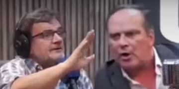 Se fueron a las manos: conocido conductor de TV peleó con sindicalista en transmisión