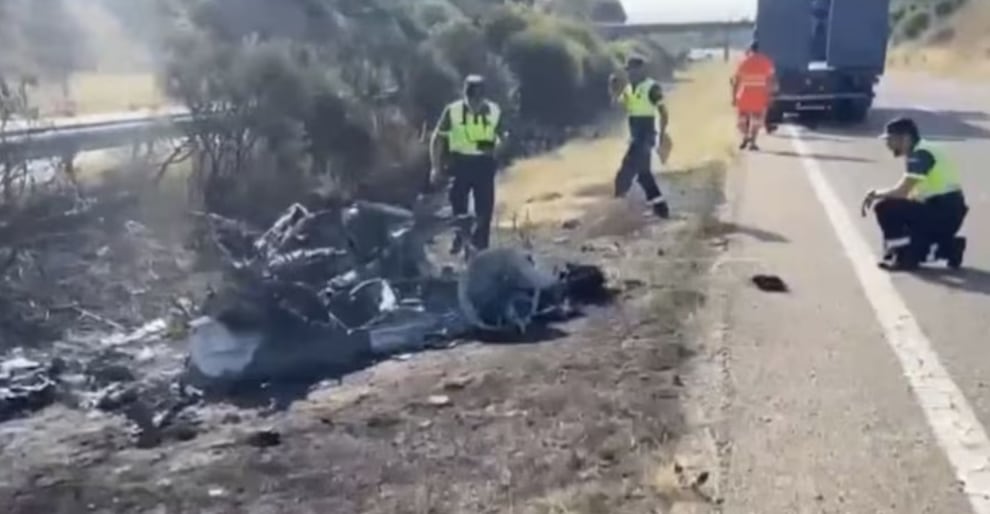 Imágenes sensibles: surge video del momento exacto en que el auto de Diogo Jota se incendia tras fatal accidente - La Cuarta