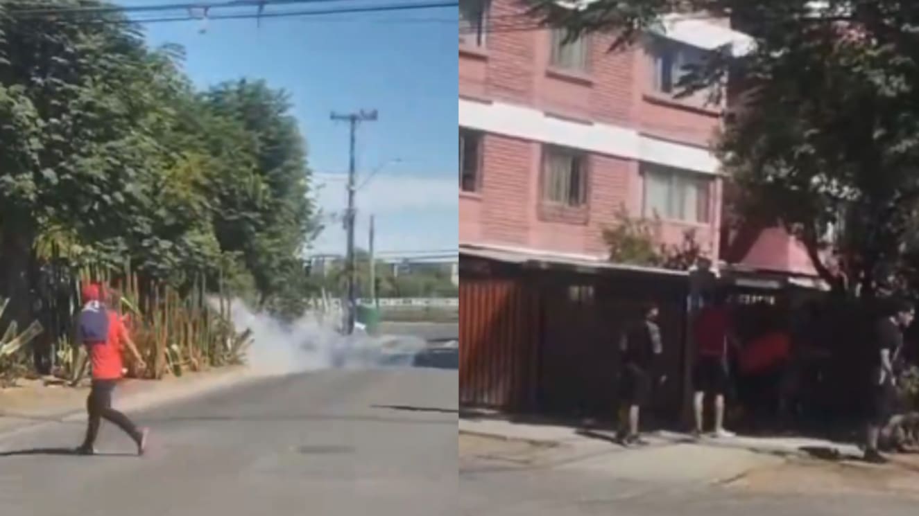 Revelan video de brutal ataque a hincha de Colo Colo en Pudahuel