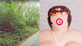 Temieron lo peor: familia se encontró con un cuerpo en el bosque y resultó ser una muñeca inflable