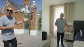 “¡¿Quién es el magnate que está detrás de todo esto?!“, bromeó Viñuela al mostrar la amplia casa del también ex Mekano, Alejandro Arriagada, en La Divina Comida