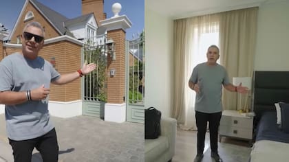 “¡¿Quién es el magnate que está detrás de todo esto?!“, bromeó Viñuela al mostrar la amplia casa del también ex Mekano, Alejandro Arriagada, en La Divina Comida