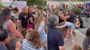 “Soy terrible maldita, te lo dije”: graban brutal golpiza de vendedora ambulante a familia que turisteaba en Villarrica