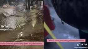 Todavía hay gente buena en el mundo: el aplaudido gesto de chofer de micro con personas que sufrían por la lluvia