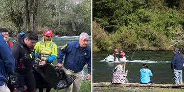 Encuentran a menor desaparecida en Río Pilmaiquén.