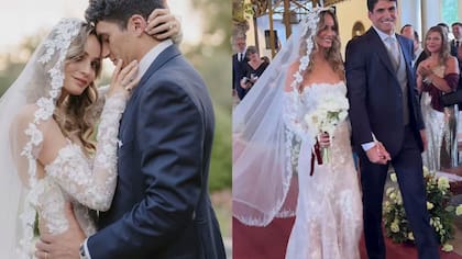 “Trini, mi guagüita”: puro romance en el matrimonio de la influencer Trini de la Noi y el voleibolista top Esteban Grimalt
