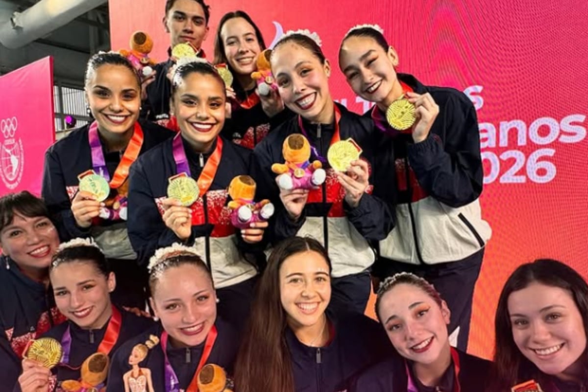 ¡Kizazo! Team Chile de natación artística ganó todos los oros posibles en Juegos Suramericanos