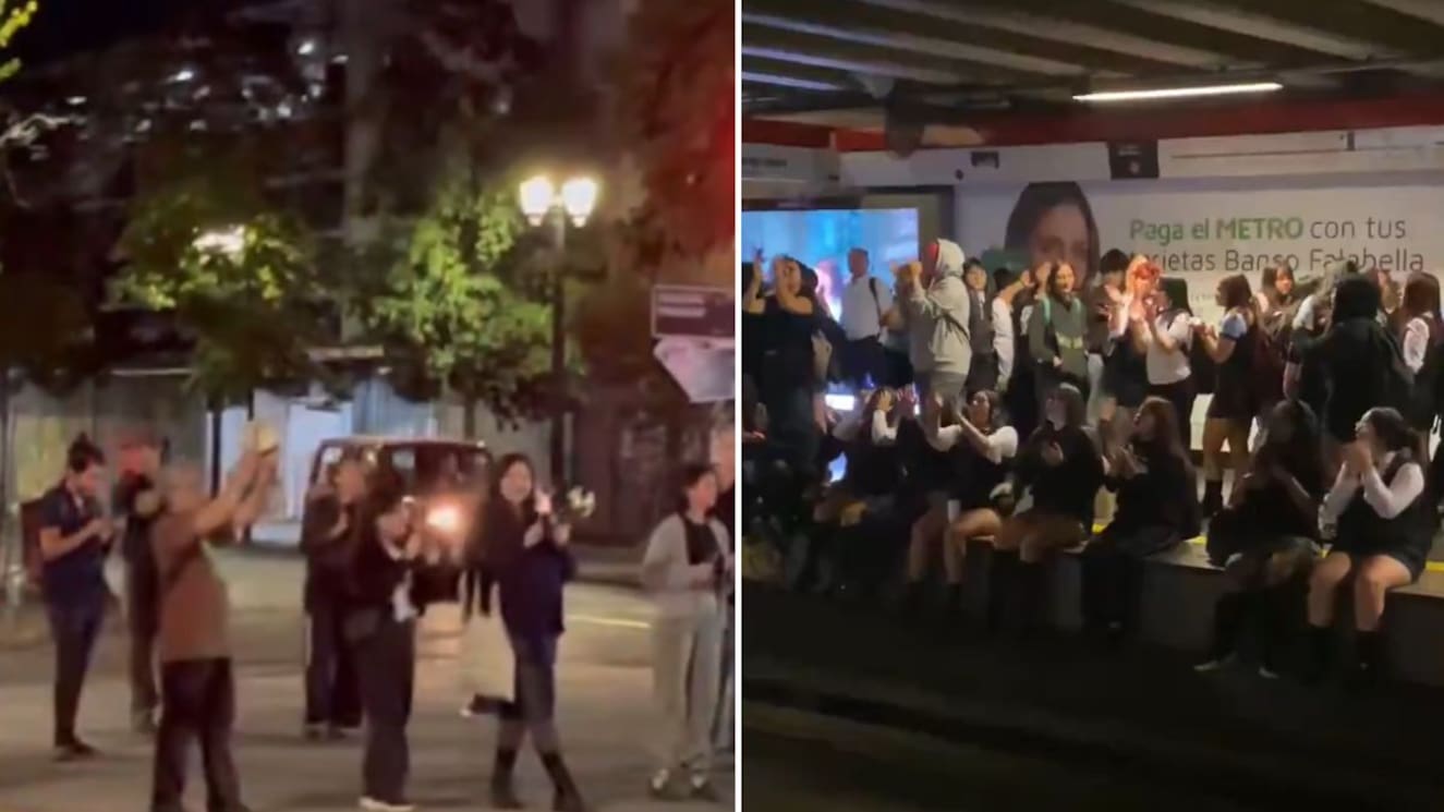 Reportan protestas por histórica alza de bencinas: hay “cacerolazos” y una intervención de estudiantes en el Metro