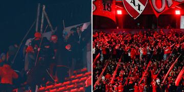 Dos barristas de Independiente detenidos por la violencia en Avellaneda