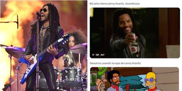 Lenny Kravitz cantó en la final de la Champions League y provocó ola de memes por sus magníficos 60 años