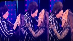 Myriam Hernández y Álvaro Henríquez sorprenden con inesperado beso en pleno concierto en el Estadio Nacional