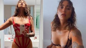 Camila Recabarren impactó con improvisado destape en medio de trekking: quedó en ropa interior y dejó poco a la imaginación