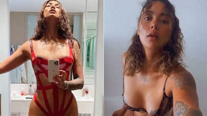 Camila Recabarren impactó con improvisado destape en medio de trekking: quedó en ropa interior y dejó poco a la imaginación