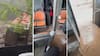 Imágenes fuertes: Video muestra el pánico al interior de bus RED arrastrado por aluvión en Las Condes