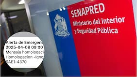 Senapred explicó el sorpresivo mensaje de alerta SAE en celulares: “Llamamos a la tranquilidad”