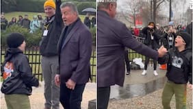 Niño sacó aplausos con inspirador discurso de Rocky y sorprendió al mismísimo Sylvester Stallone
