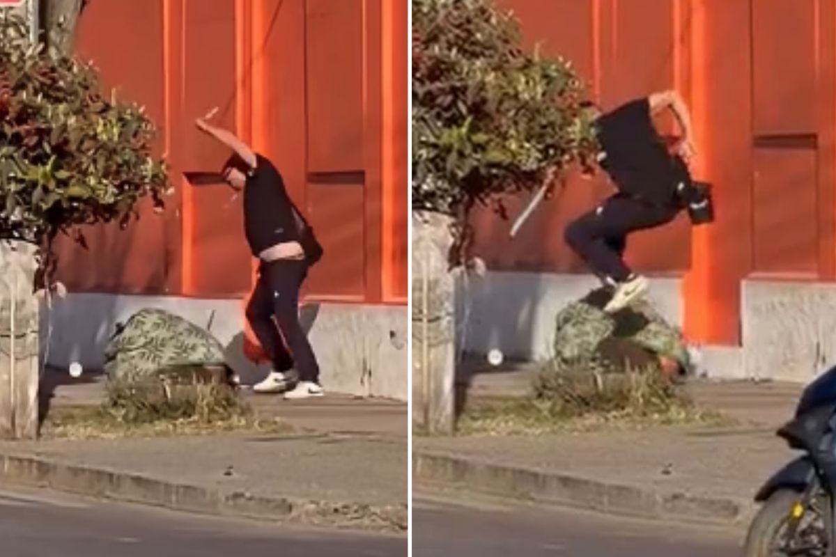Fuertes imágenes horrorizaron las redes: detienen a sujeto que dio brutal golpiza a mujer discapacitada y en situación de calle