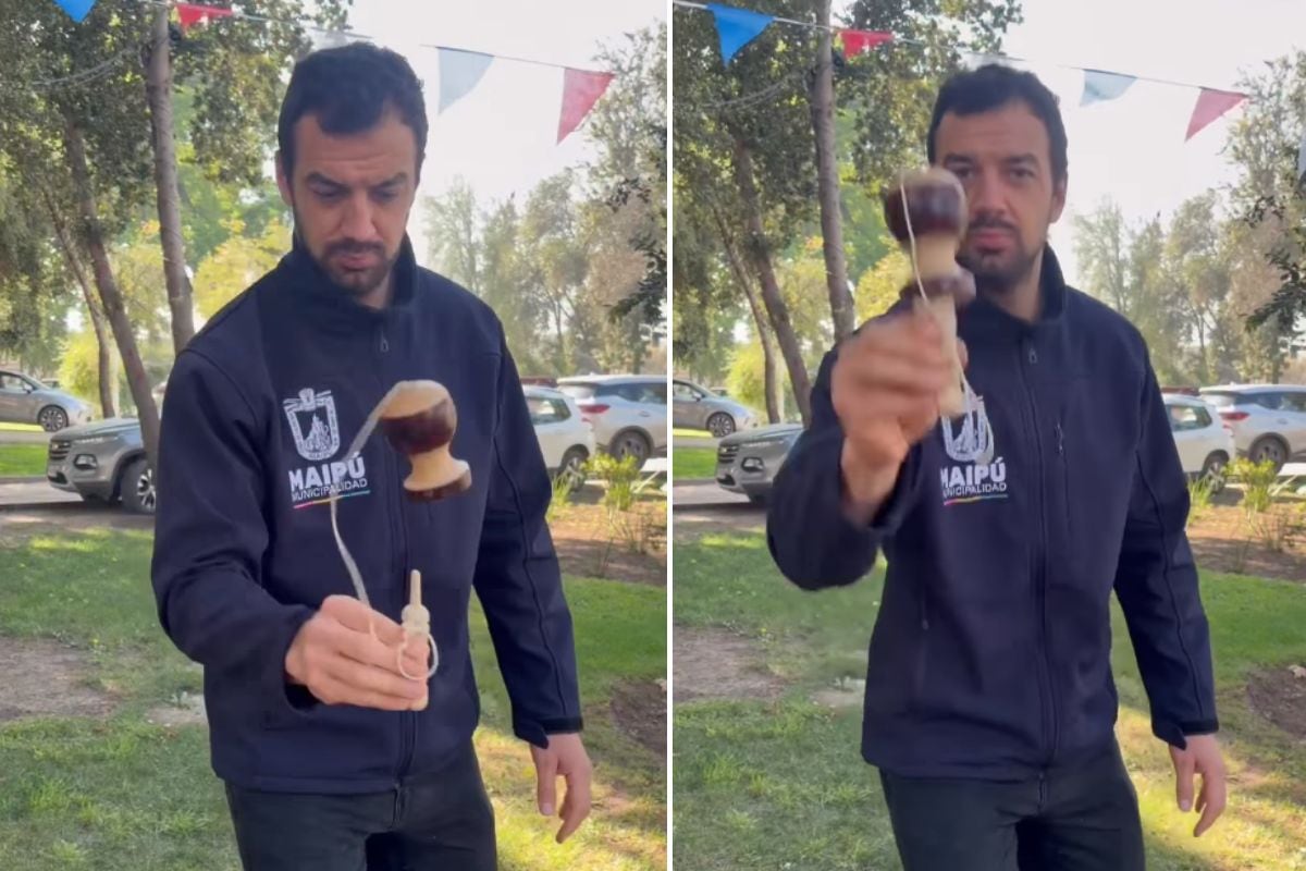 Alcalde Tomás Vodanovic se lució con el emboque en la previa del 18.