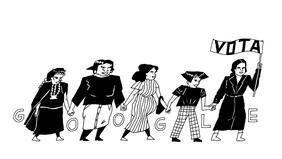 Elena Caffarena Morice, precursora del voto femenino, es homenajada por Google