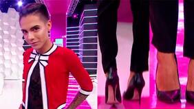 Los finos tacos aguja que usó el hijo de Dj Méndez en Maldita Moda