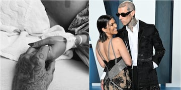 Kourtney Kardashian y Travis Barker le dieron la bienvenida a su primer hijo juntos