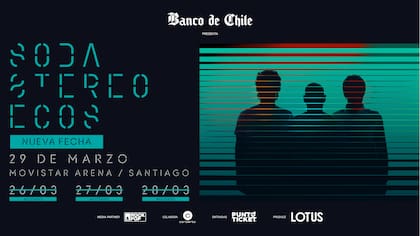 ¡Tras éxito de ventas!: Soda Stereo confirma cuarto concierto en Chile