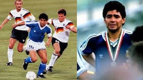 El día que Maradona lloró ante los alemanes: la recordada final del Mundial de 1990