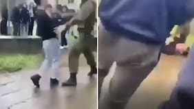 “¡Quédate ahí!“: carabinero le aplicó llave a violento estudiante que fue acusado de cobarde agresión contra compañera