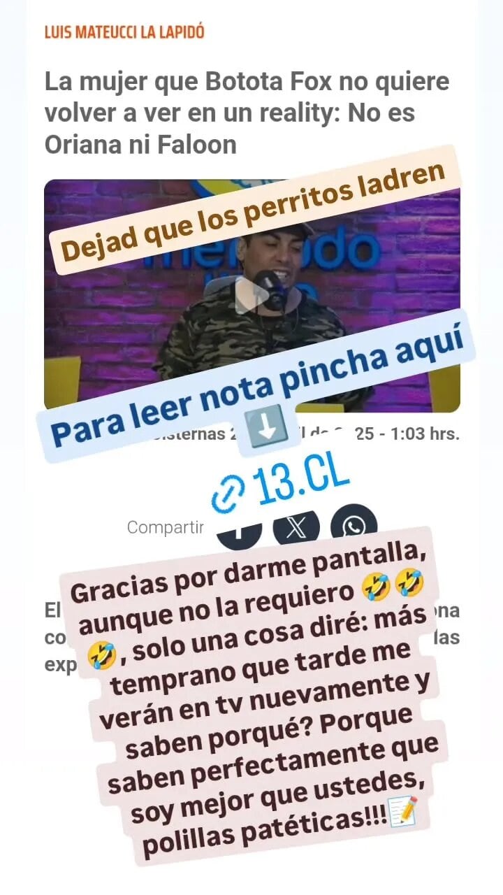 Angélica botota fox Mateucci