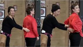 “Miren el mío…”: Fran Conserva sorprendió a sus compañeros y sacó risas por su comparación con su hermana Claudia