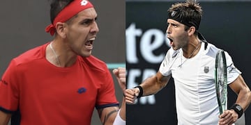 Una exhibición con el mejor tenis latino: Alejandro Tabilo y Tomás Etcheverry se enfrentarán en el Gran Casino Monticello