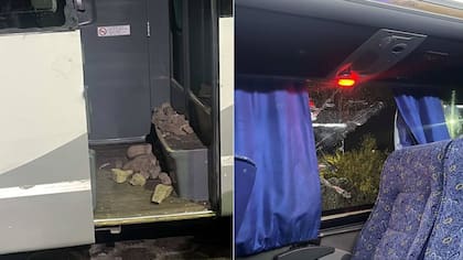 “Íbamos tirados en el piso”: mujer relata calvario que enfrentaron tras brutal ataque a bus con hinchas de Boca en Chile