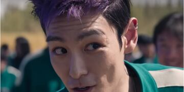 T.O.P como Thanos en "El Juego del Calamar"