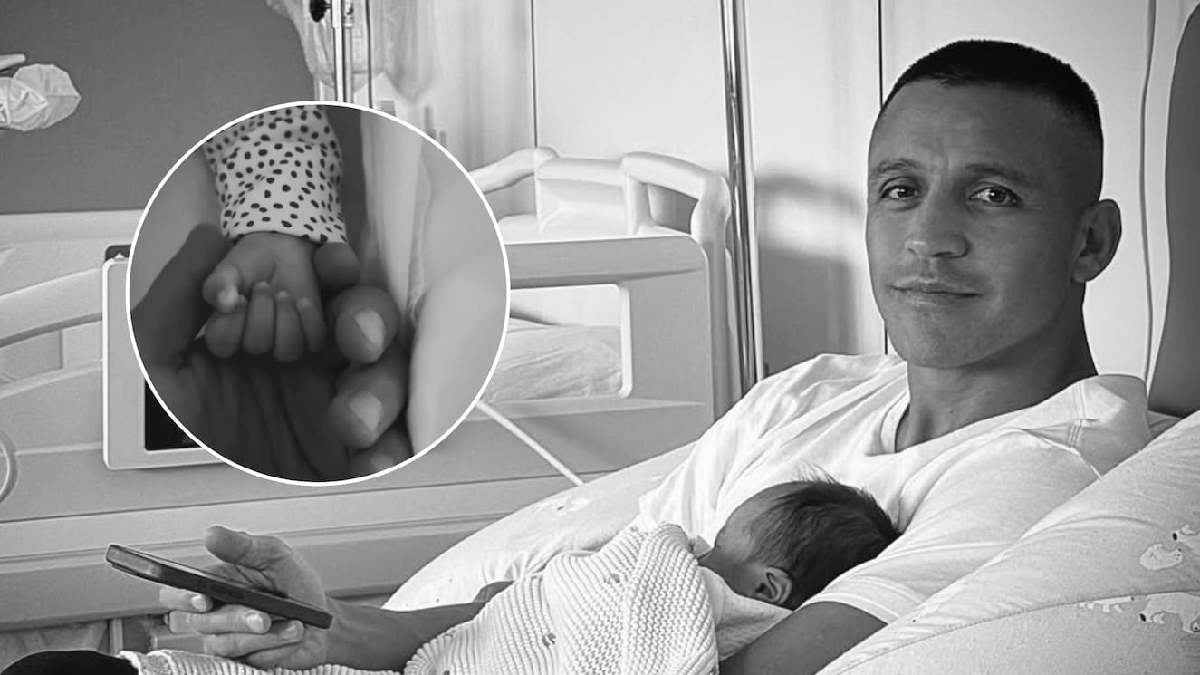 Enterneció a las redes: Alexis Sánchez sorprendió al compartir emotivos registros junto su hija