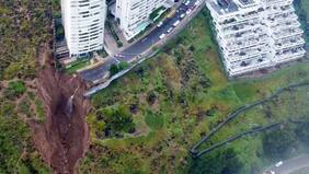 Gigante socavón obligó a evacuar un edificio cercano a las Dunas de Concón