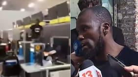 Llegó al monto que necesitaba y compró pasaje para cumplir su deseo: la versión de extranjero que destrozó aeropuerto