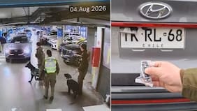 Todo grabado: venezolano dio jugo en aeropuerto, puso en riesgo a carabineros y le pillaron patente con insólito sistema