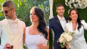 "¡Hoy es tu gran día...!": Anita Alvarado se vistió de fiesta y se conectó por Zoom al matrimonio de su hija Angie en Australia