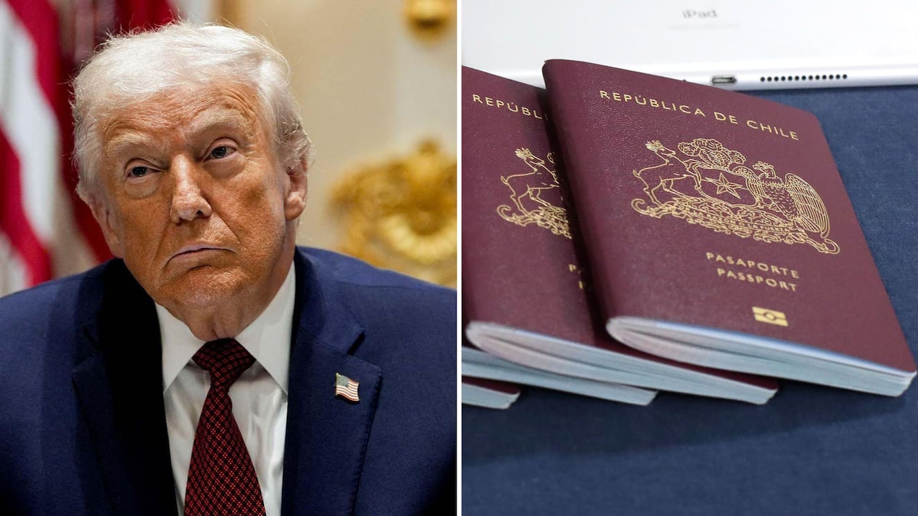 Trump evalúa exigir registro de redes sociales a turistas chilenos para entrar a Estados Unidos