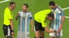 “A mí háblame bien”: viralizan tenso cruce de Messi con el árbitro durante partido de Argentina vs. Suiza