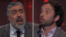 “¡Dale! ¡Yo quiero hacer el ridículo!”: A los gritos llegó el cruce en vivo entre Giovanni Calderón y Rodrigo Rettig