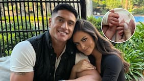 “Gracias por hacernos sentir el amor más profundo”: Emilia Dides y Sammis Reyes anunciaron el nacimiento de su hija con tiernas postales