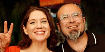 Lalo Ibeas y Estefanía Opazo se casaron en 2021, en plena pandemia.