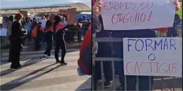 Apoderados de Colegio Almondale protestan por cancelación de licenciatura