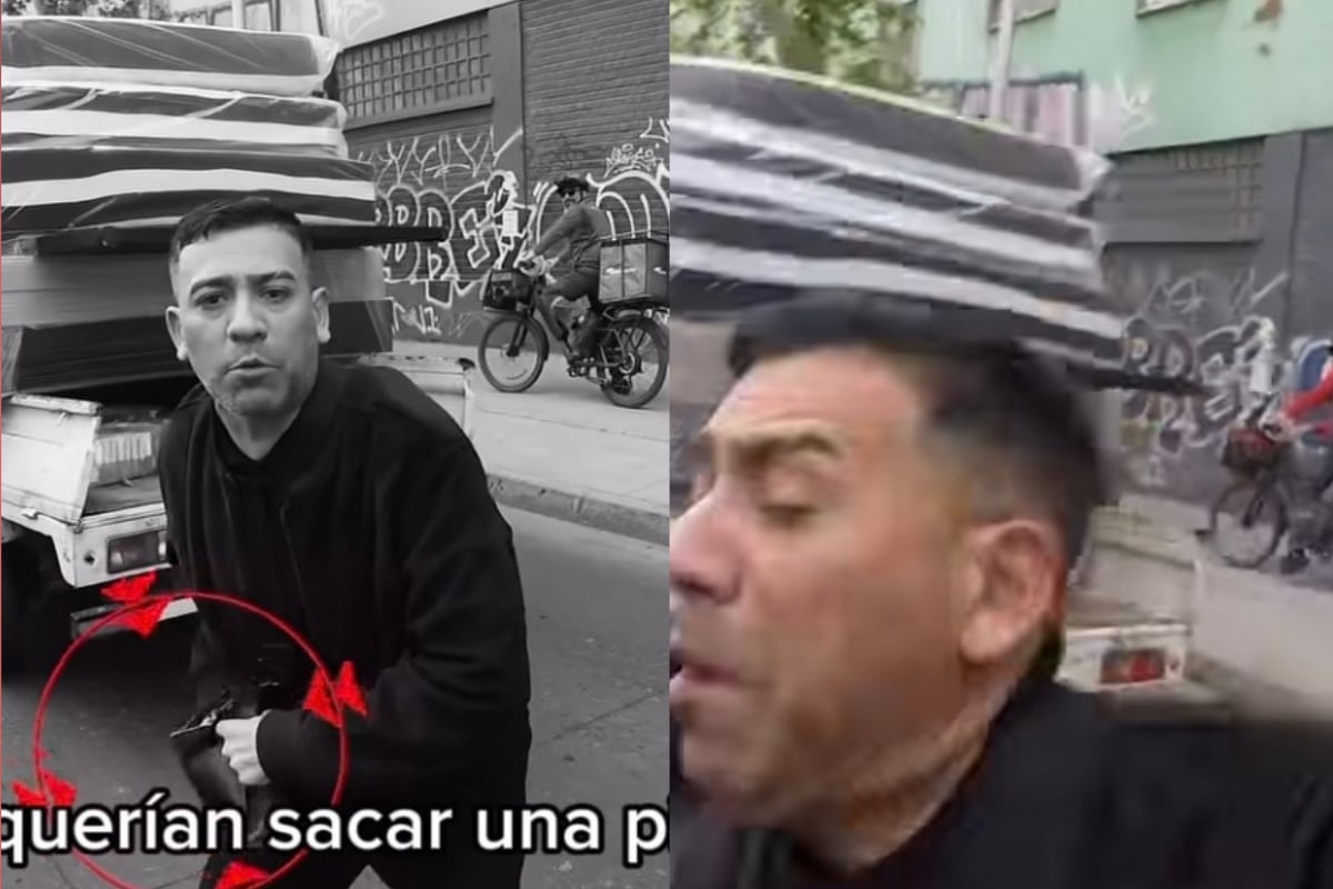 Motorista le dio paliza a chorizos que casi lo chocan: uno habría intentado sacar una pistola