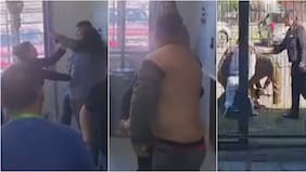 Graban violenta pelea en consultorio de Hualpén: dos personas fueron detenidas
