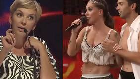 Vale Roth: "Fran, sorry, ¡tapita!". Fran García-Huidobro: "Acuérdese que le falta mucho por bailar. Así que no me haga así, que yo le hago..."