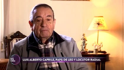 Fallece Luis Caprile, padre de Leo Caprile, a los 92 años