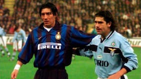 El primer duelo de chilenos en Italia: así fue el día en que Zamorano y Salas se enfrentaron