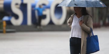 Lluvias en la Región Metropolitana 30/03/2025